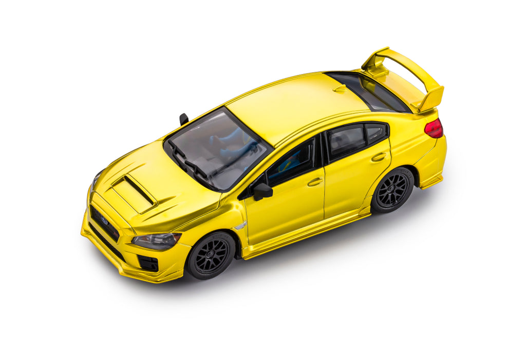 Policar CT02-yellow Subaru WRX STI, YELLOW