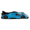 NSR 0615 Hypercar blue Test Car, side profile