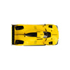NSR 0613 Hypercar yellow Test Car, overhead view