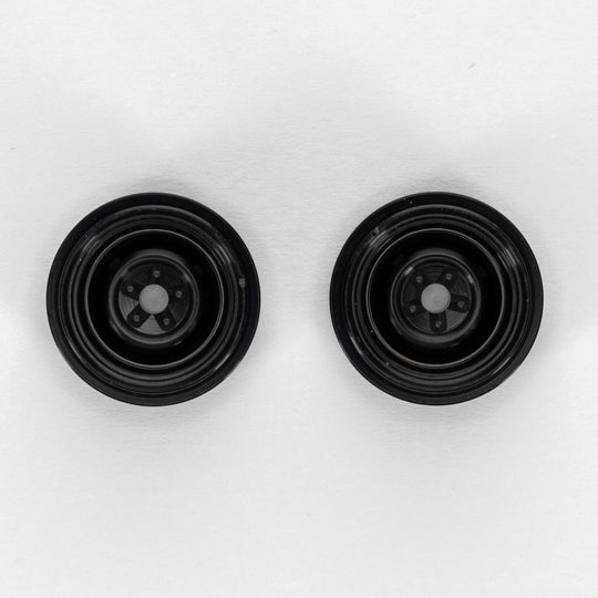 CBD0561 CB Design 1:32 Classic Steel 15.8 x 11mm Wheels, BLACK