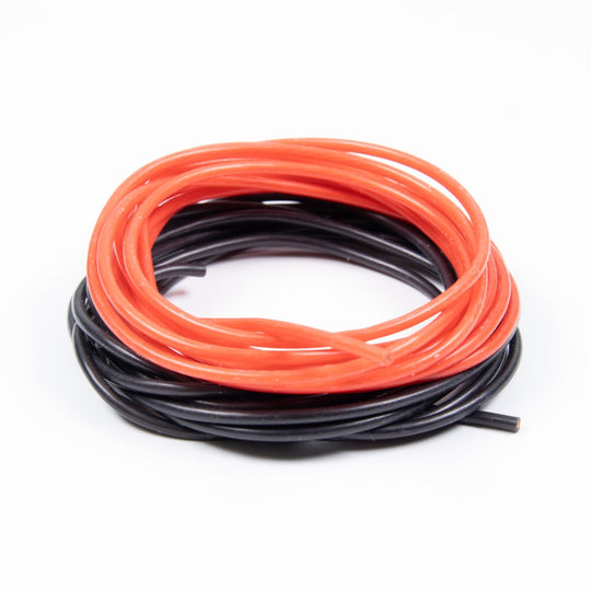 SCC 20 AWG Ultra Flexible BARE COPPER Silicone Motor Lead Wire, 10 Feet