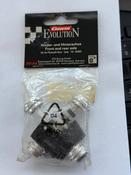 Carrera 89144 Evolution 1/32 Front & Rear Axle - '70 Plymouth Hemi Cuda