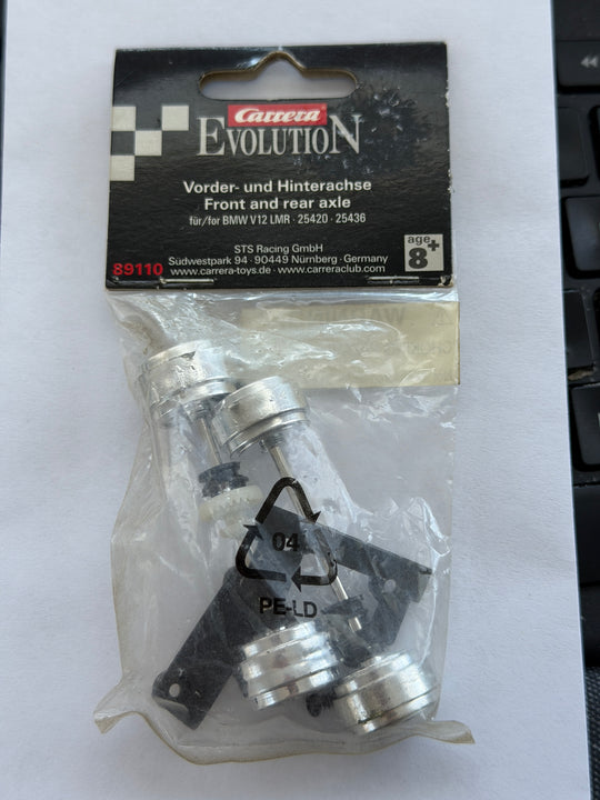 Carrera 89110 Evolution 1/32 Front & Rear Axle - BMW V12 LMR