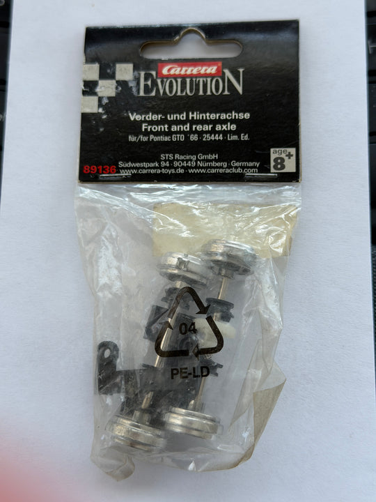 Carrera 89136 Evolution 1/32 Front & Rear Axle - '66 Pontiac GTO