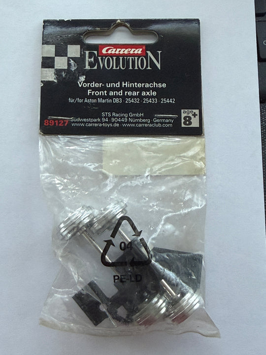 Carrera 89127 Evolution 1/32 Front & Rear Axle - Aston Martin DB3