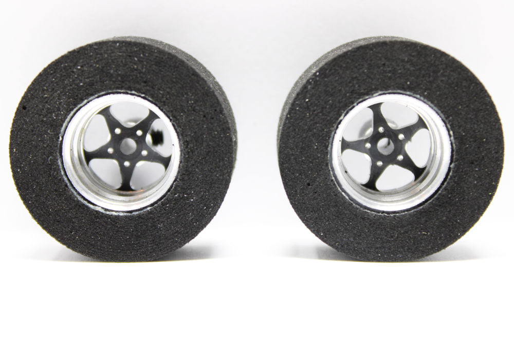 JDS Racing 7039B-400 Pro Star BLACK Rear 1-3/16 x .400 Drag Tires, 3/32 Axle
