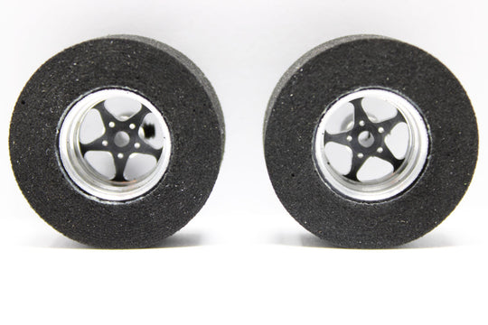 JDS Racing 7039B-400 Pro Star BLACK Rear 1-3/16 x .400 Drag Tires, 3/32 Axle