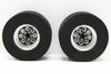 JDS Racing 7043B-400 Weld Racing BLACK Rear 1-3/16 x .400 Drag Tires, 3/32 Axle