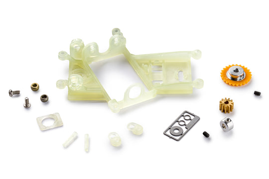 Slot.It KK14d Flat 6 AW Motor Mount Conversion Kit, 1.0mm Offset