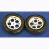 Mid-America 2741 Gambo Front Wheels w/ O-Ring Tires, 1 Inch