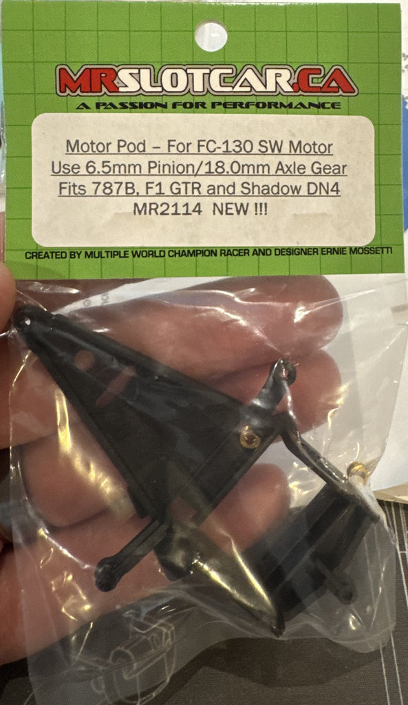 MRSLOTCAR MR2114 Motor Mount, Sidewinder (FC-130)