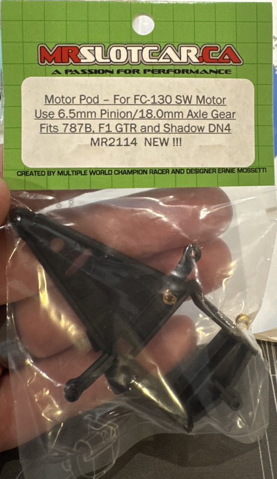MRSLOTCAR MR2114 Motor Mount, Sidewinder (FC-130)