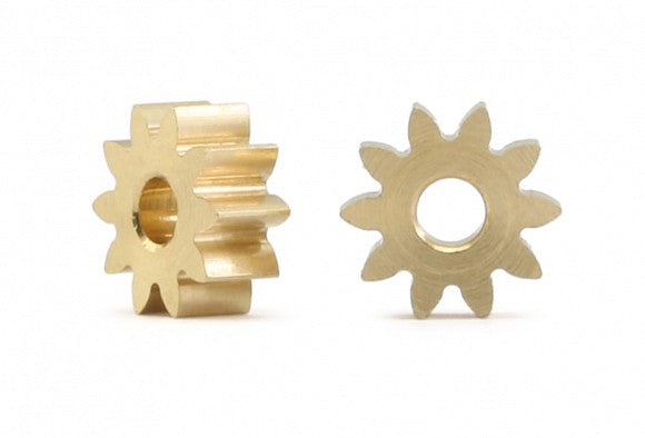 MR4310R MRSLOTCAR 10T Brass Pinion Gear, 6.5mm