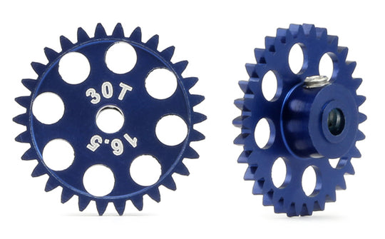 MR Slotcar MR6130R 16.5mm Sidewinder Gear For 3/32" Axle, 30-Teeth