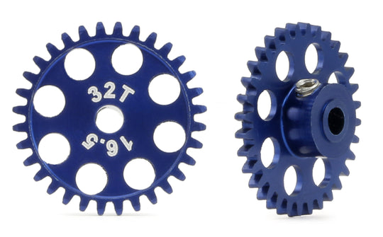 MR Slotcar MR6132R 16.5mm Sidewinder Gear For 3/32" Axle, 32-Teeth