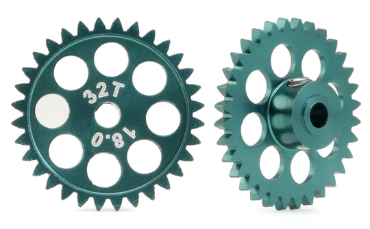 MR Slotcar MR6232 18.0mm Sidewinder Gear For 3/32" Axle, 32-Teeth