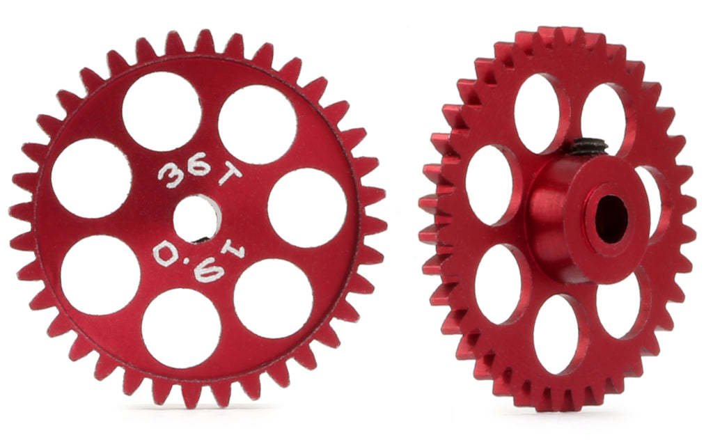 MRSLOTCAR MR6336 19mm Ergal Sidewinder Gear, 36T