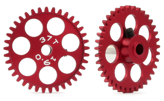 MRSLOTCAR MR6337 19mm Ergal Sidewinder Gear, 37T