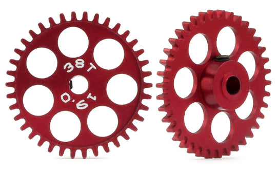MRSLOTCAR MR6338 19mm Ergal Sidewinder Gear, 38T