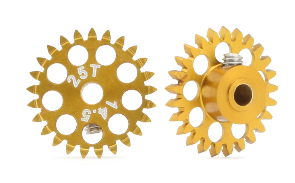 MR Slotcar MR6525R 14.5mm Ergal Anglewinder Gear, 25T