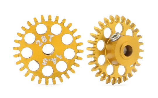 MR Slotcar MR6528R 14.5mm Ergal Anglewinder Gear, 28T
