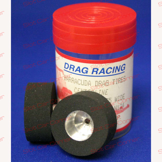 Pro-Track N124 3/32" x .980" x .435" Drag Rear Tire, Natural Rubber, 1/2" Hub