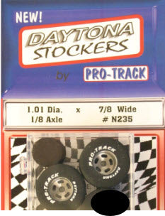 Pro-Track N235 Aluminum 1/8" x 1" x .875" 1/2" Hub Drag Tires