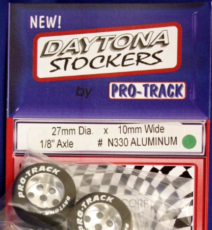 Pro-Track N330 ALUMINUM 27mm x 10mm Silver Wheels