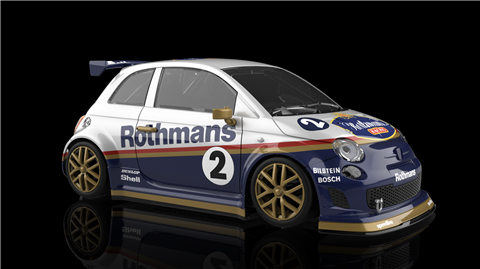 NSR 0608SW Abarth 500 Rothmans No. 2 (Pre-order)