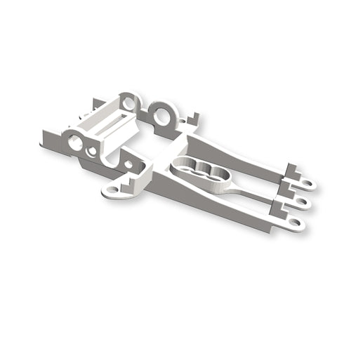 NSR 1330 Hypercar 1.0mm Offset Sidewinder Motor Mount, Hard (White)