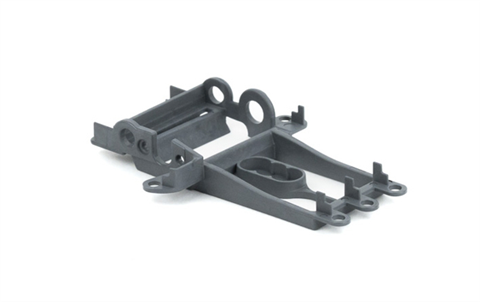 NSR 1333 Hypercar 1.0mm Offset Sidewinder Motor Mount Carbon Fiber, Gray