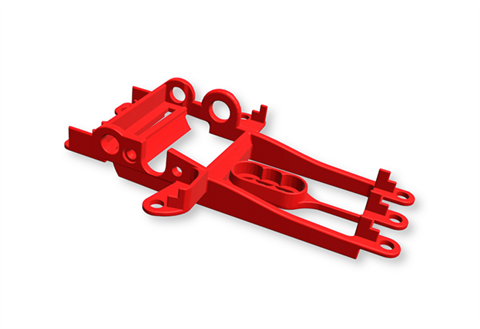 NSR 1335H Hypercar 1.25mm Offset Sidewinder Motor Mount, Extra Hard (Red)