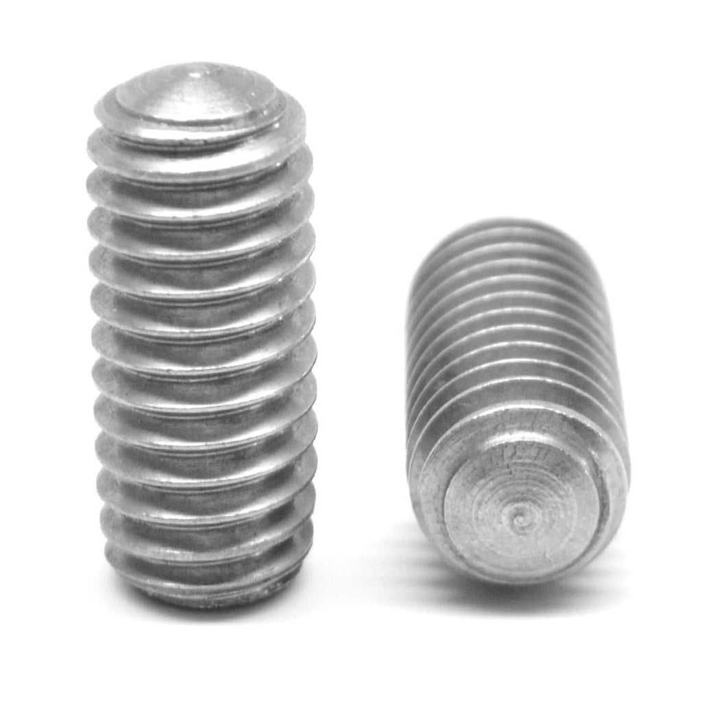SCC 4-40 x 1/8" Set Screws, Oval Point, Stainless Steel