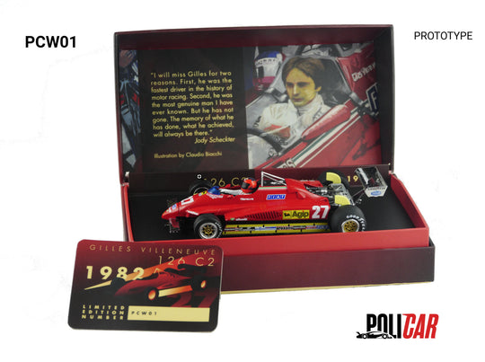Policar PCW01 Gilles Villeneuve No. 27, LIMITED EDITION