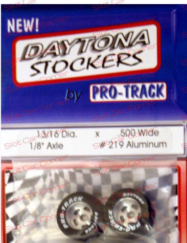 Pro-Track 219 ALUMINUM 1/8 x .810 x .500 Front Tires