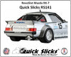 Quick Slicks RS141XF X-Firm silicone slot car tires for 1:32 RevoSlot Mazda RX-7 cars