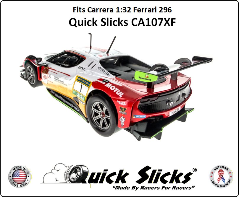 CA107XF Quick Slicks Silicone Tires, X-Firm