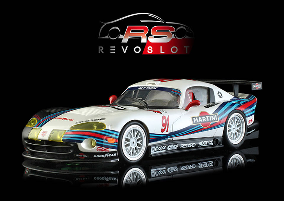 RevoSlot RS0258 Viper GTS-R Martini White No. 91 (Pre-order)