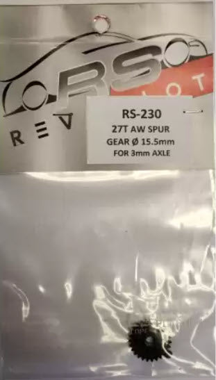 RevoSlot RS-230 Anglewinder Spur Gear, 27T