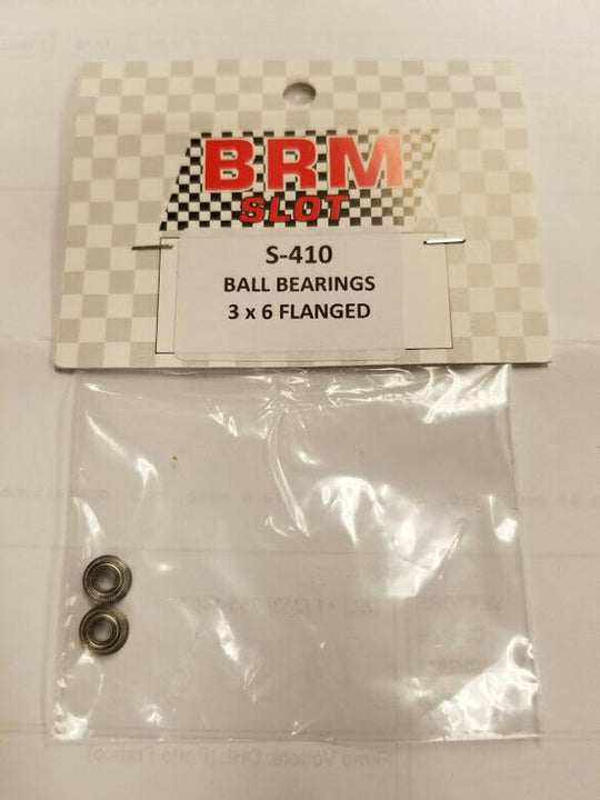 BRM S-410 Ball Bearings, 3mm ID x 6mm OD