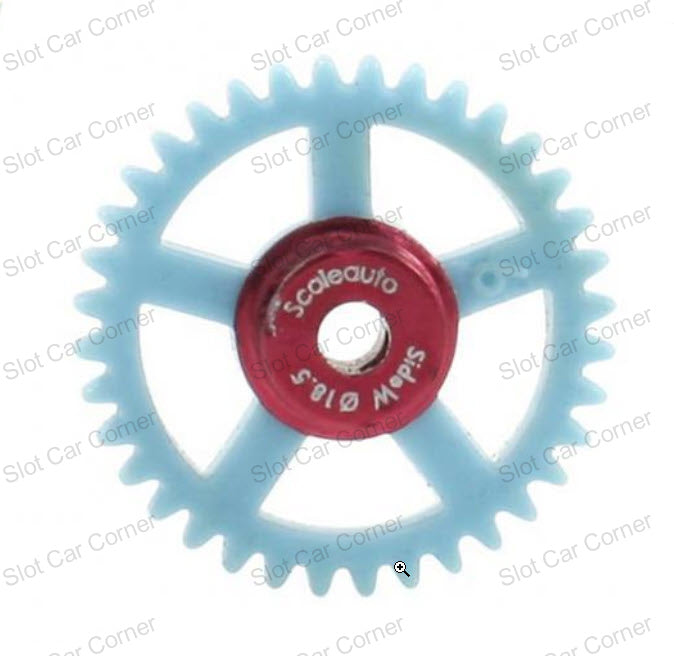 Scaleauto SC-1146r 18.5mm Nylon Spur Gear, 36-Teeth