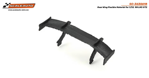 Scaleauto SC-3630A18 Flexible Rear Wing, Audi R8 GT2