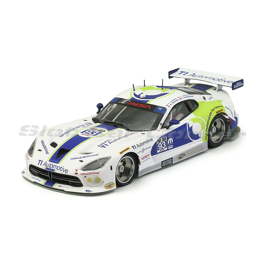 Scaleauto SC-6108RS RS slot car, SRT Viper GTS-R No. 93, front three-quarter view