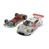 Scaleauto SC-6140RS RS slot car, Porsche 991 RSR GT3, body and chassis view