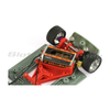 Scaleauto SC-6173RS RS slot car, Audi R8 LMS GT3, rear motor and suspension detail