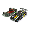 Scaleauto SC-6221RS RS slot car, Mercedes AMG GT3 No. 88, body and chassis view