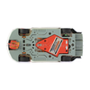 Scaleauto SC-6293R R slot car, Porsche 911 (991.2) GT3 RSR No. 91, chassis underside