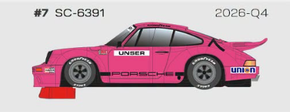 Scaleauto SC-6391R Porsche 911 RS Unser No. 7, '73 IROC Riverside (Pre-order)