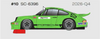 Scaleauto SC-6396R Porsche 911 RS Petty No. 10, '73 IROC Riverside (Pre-order)