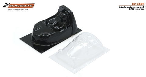 Scaleauto SC-6689 LB SC63 Lightweight Lexan Cockpit, Unpainted